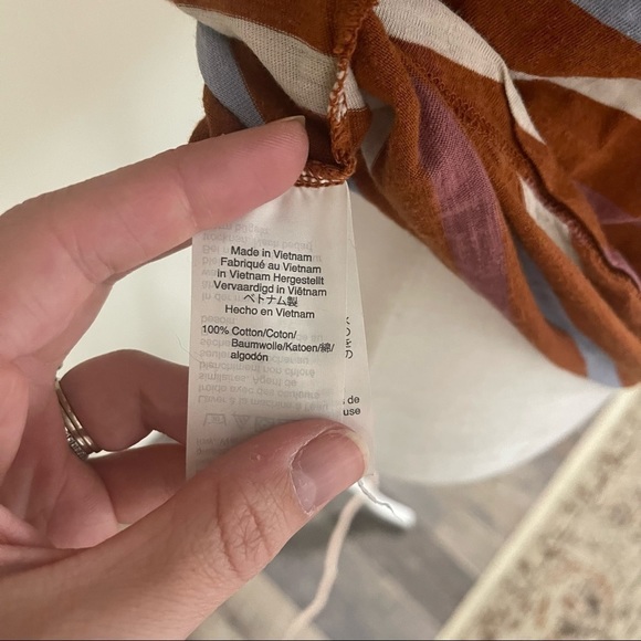 MADEWELL Whisper Cotton Crewneck Tee In Stripe medium - Picture 4 of 6